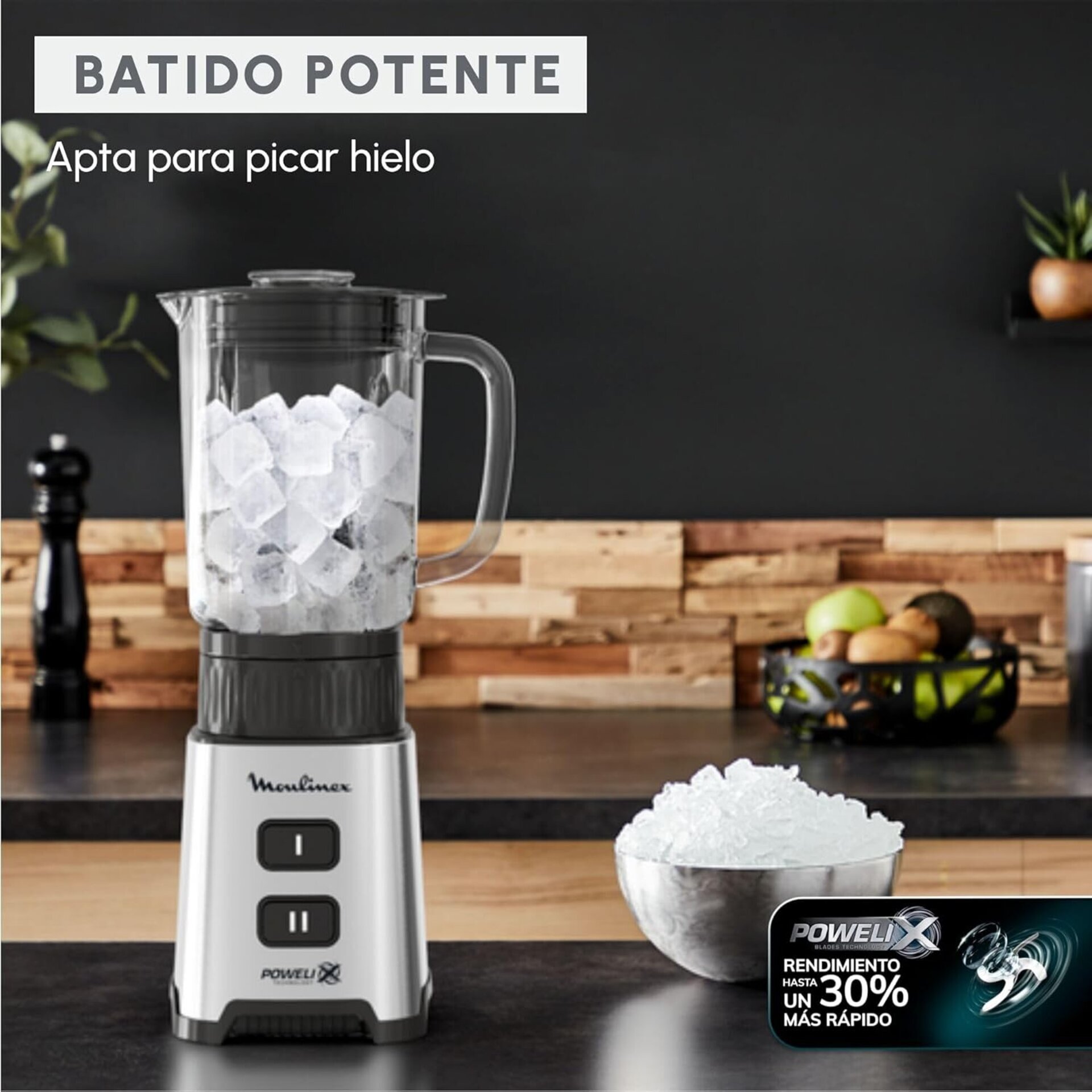 Moulinex Pulseo LM17GD - Batidora de vaso - 4